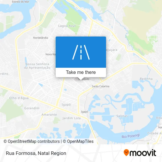 Rua Formosa map