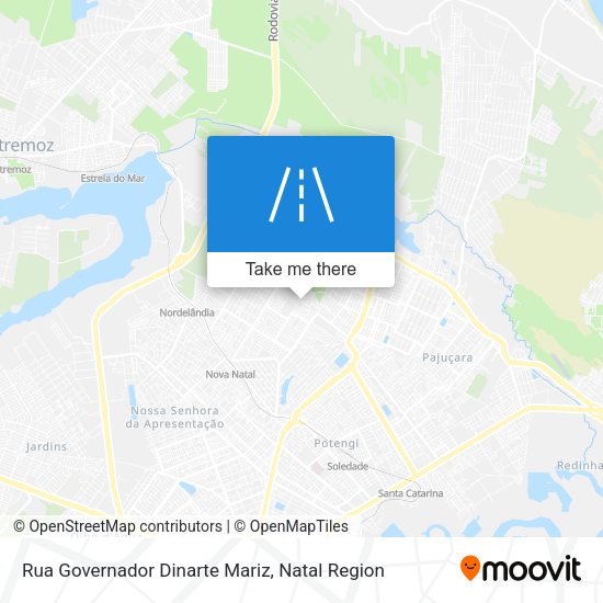 Rua Governador Dinarte Mariz map