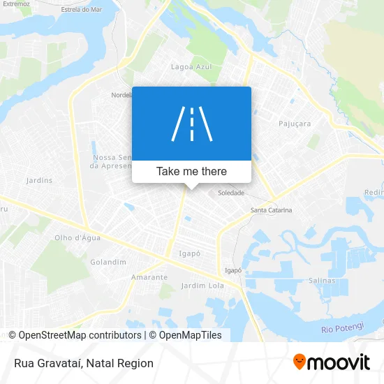 Rua Gravataí map