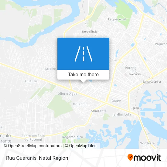 Rua Guaranis map