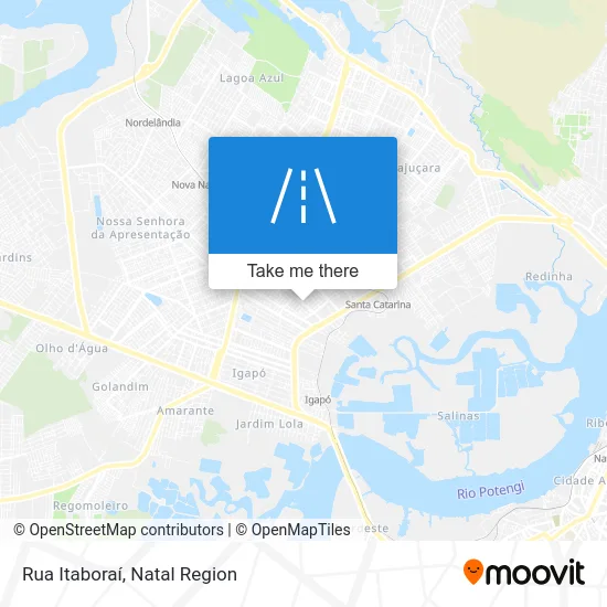 Rua Itaboraí map