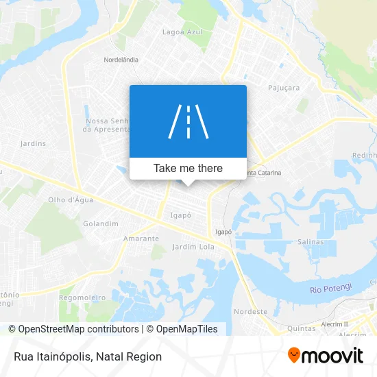 Rua Itainópolis map