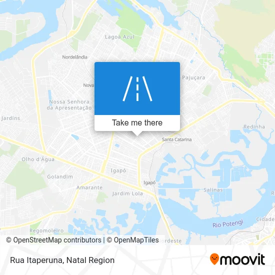 Rua Itaperuna map