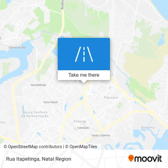 Rua Itapetinga map