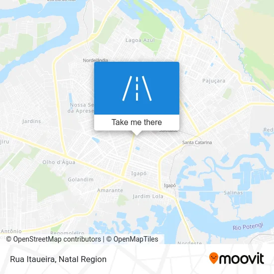 Rua Itaueira map