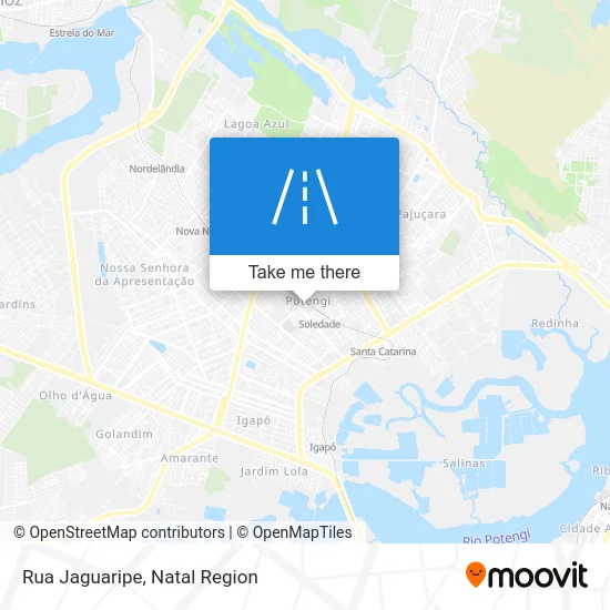 Rua Jaguaripe map