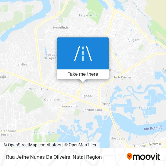 Rua Jethe Nunes De Oliveira map