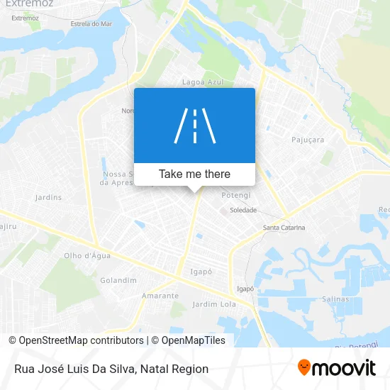 Rua José Luis Da Silva map