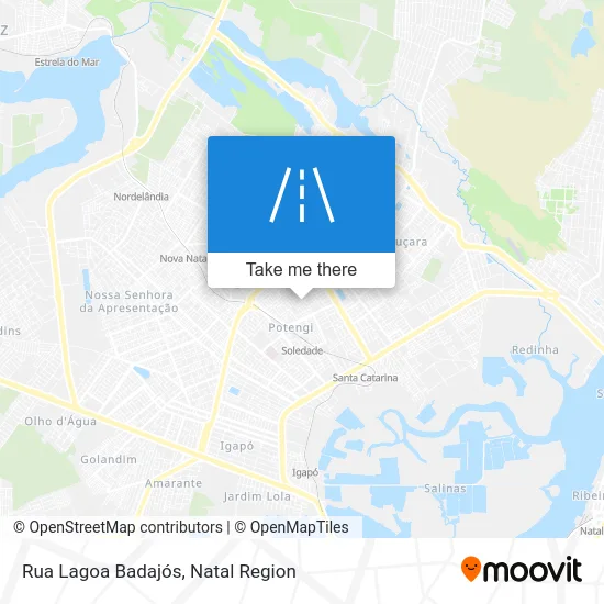 Rua Lagoa Badajós map