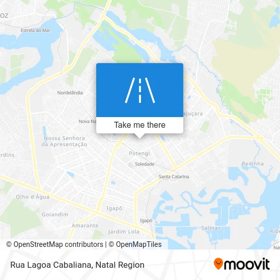 Rua Lagoa Cabaliana map