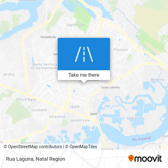 Rua Laguna map