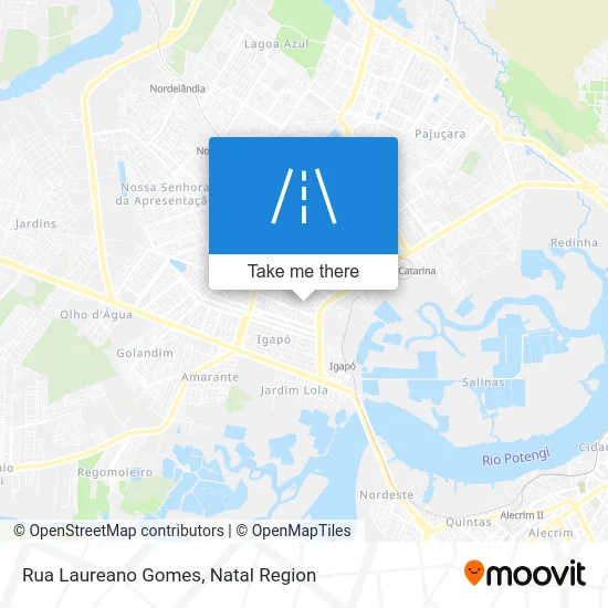 Rua Laureano Gomes map