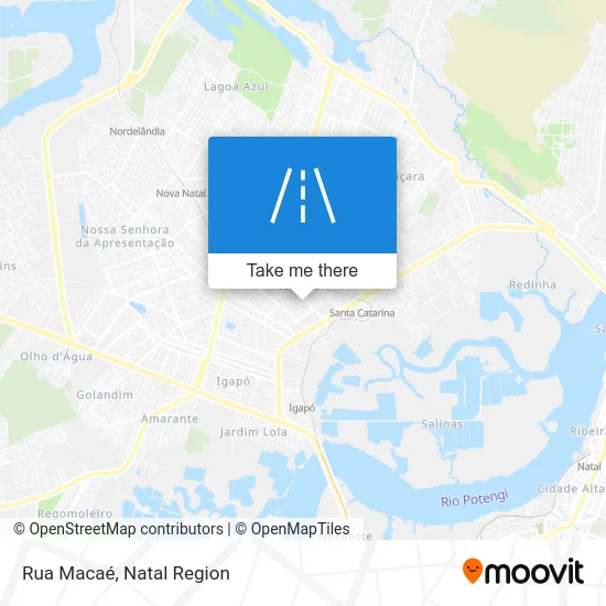 Rua Macaé map