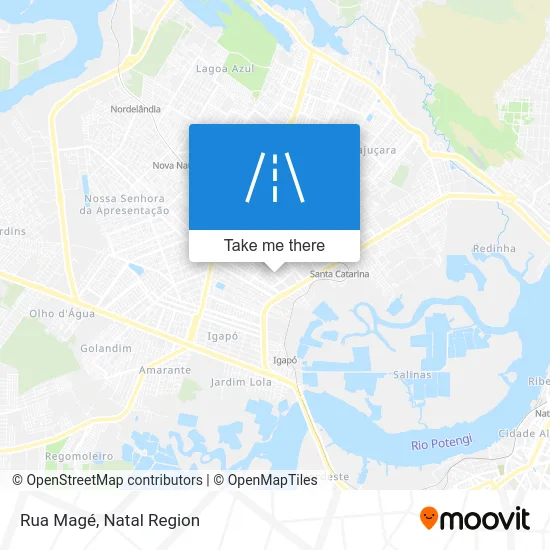 Rua Magé map