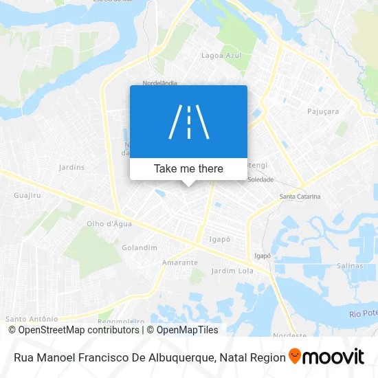 Rua Manoel Francisco De Albuquerque map