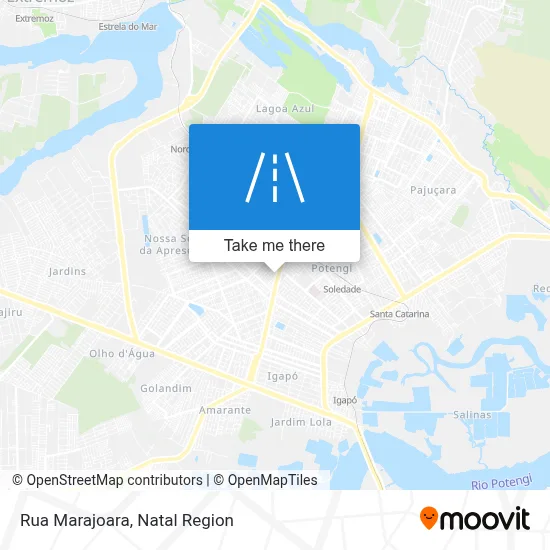 Rua Marajoara map