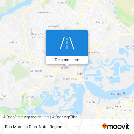 Rua Marcilio Dias map