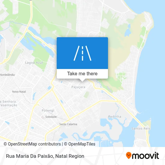 Rua Maria Da Paixão map