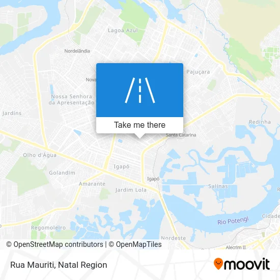 Rua Mauriti map
