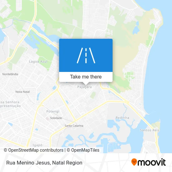 Rua Menino Jesus map