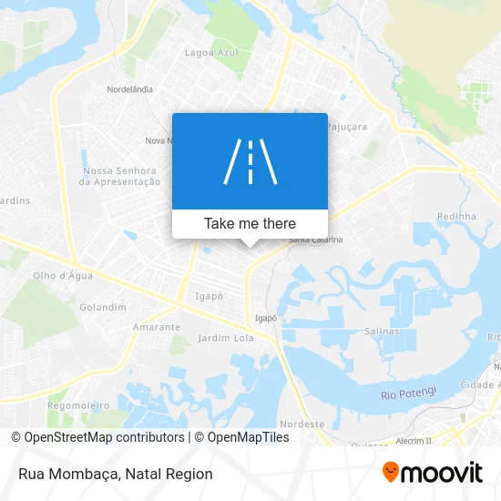 Rua Mombaça map