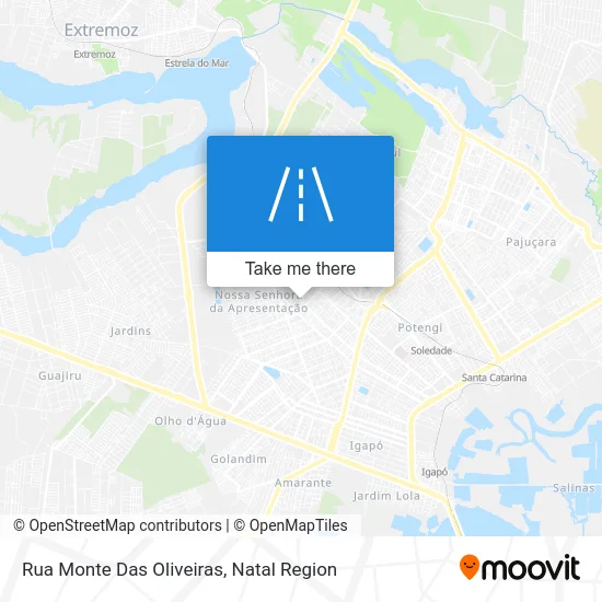 Rua Monte Das Oliveiras map