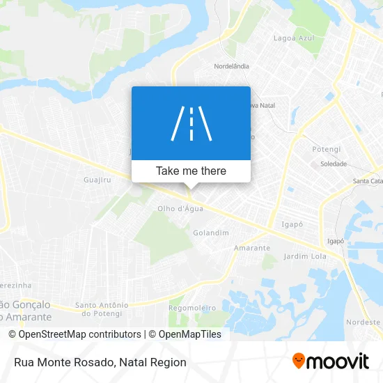 Rua Monte Rosado map