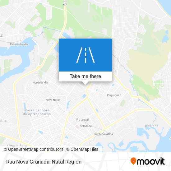 Mapa Rua Nova Granada