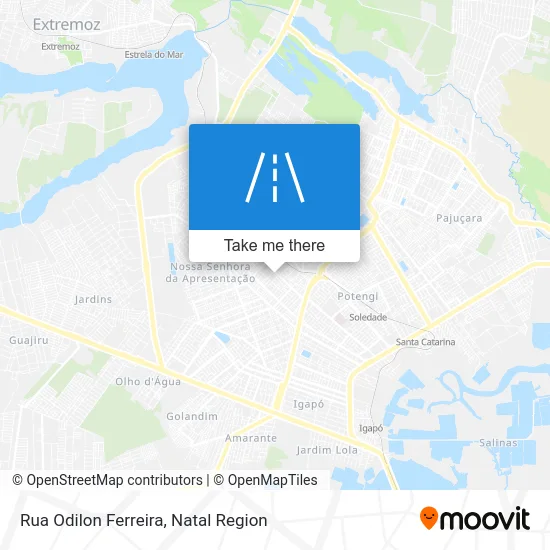 Rua Odilon Ferreira map