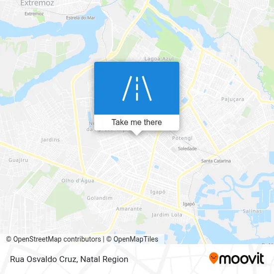 Rua Osvaldo Cruz map