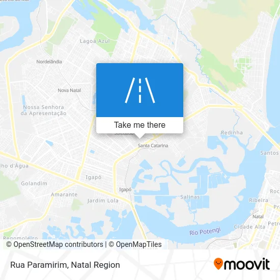 Rua Paramirim map