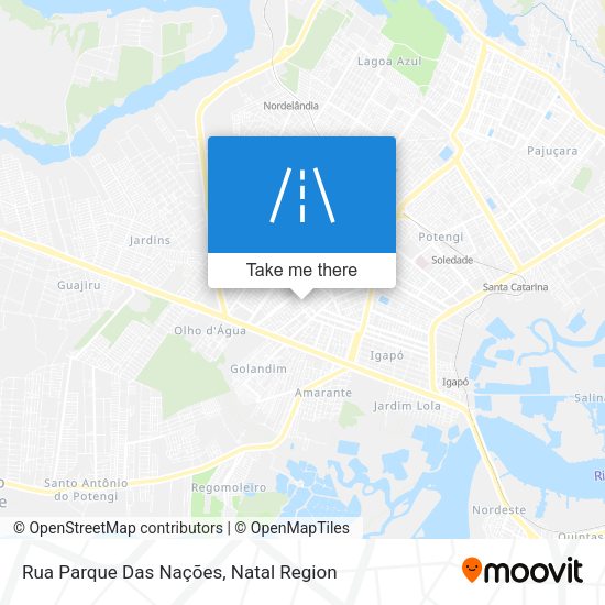 Rua Parque Das Nações map