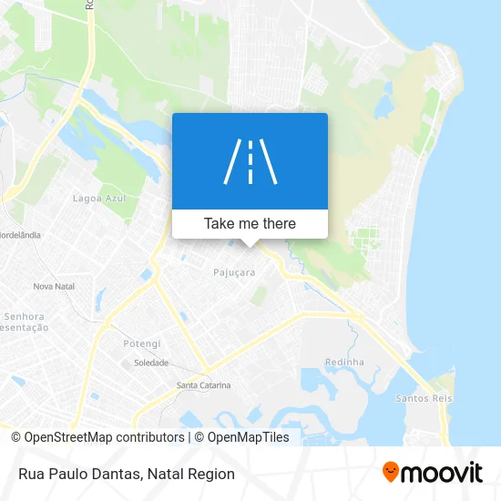 Rua Paulo Dantas map