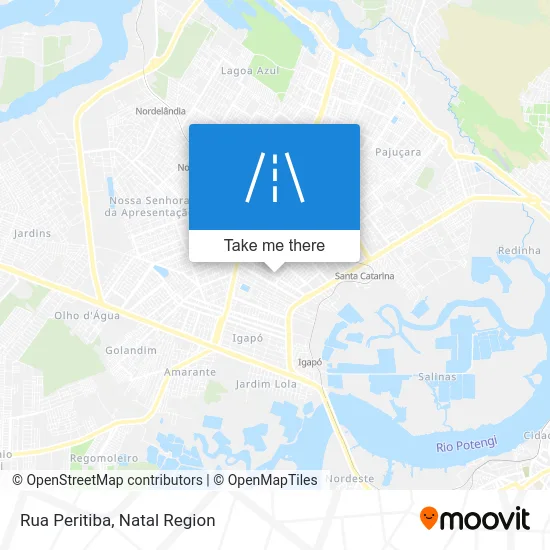 Rua Peritiba map