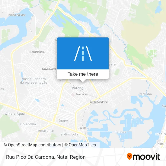 Rua Pico Da Cardona map