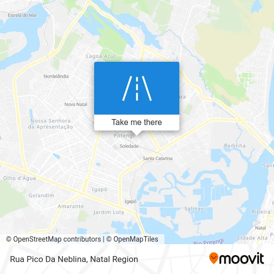 Rua Pico Da Neblina map