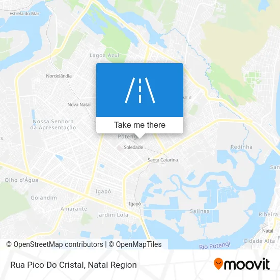 Rua Pico Do Cristal map