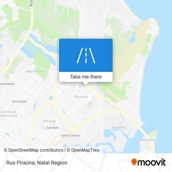 Rua Piraúna map