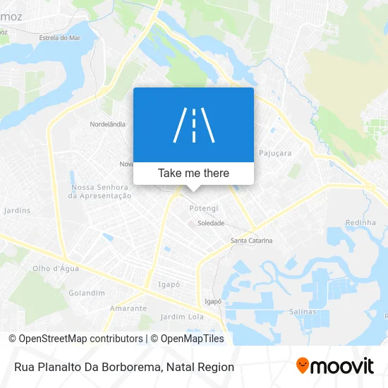 Rua Planalto Da Borborema map
