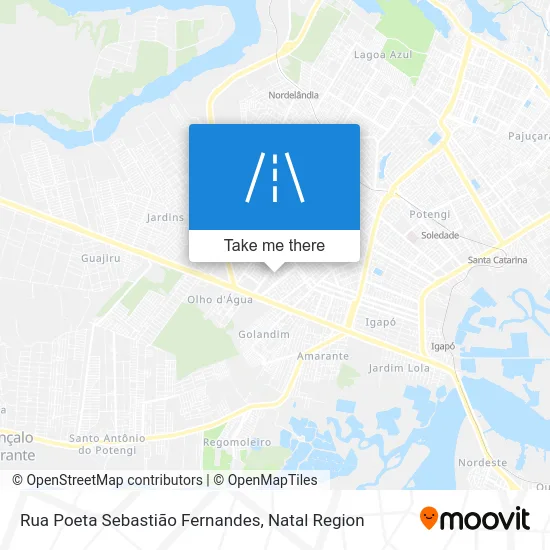 Rua Poeta Sebastião Fernandes map