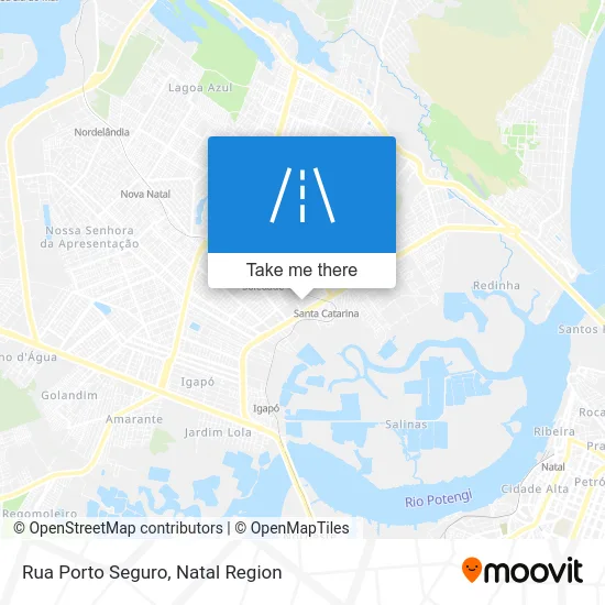Rua Porto Seguro map