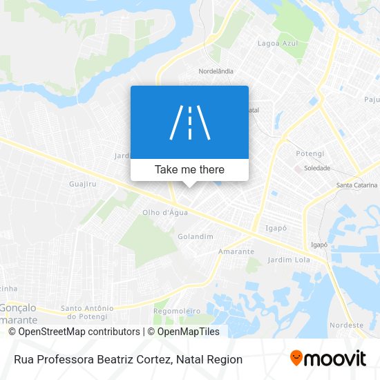 Rua Professora Beatriz Cortez map
