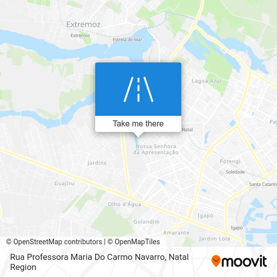 Rua Professora Maria Do Carmo Navarro map