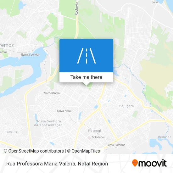 Rua Professora Maria Valéria map
