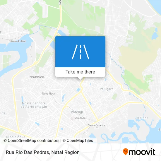 Rua Rio Das Pedras map