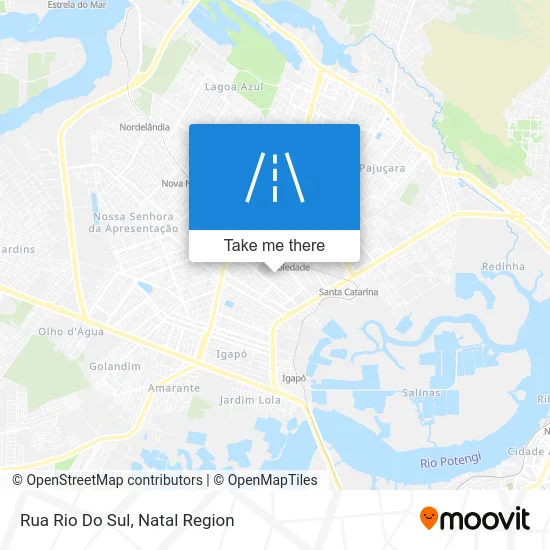 Rua Rio Do Sul map