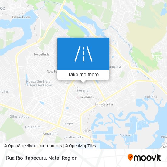 Rua Rio Itapecuru map