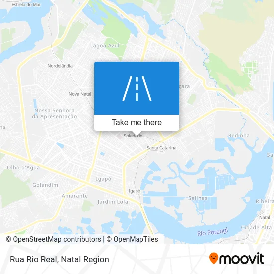 Rua Rio Real map