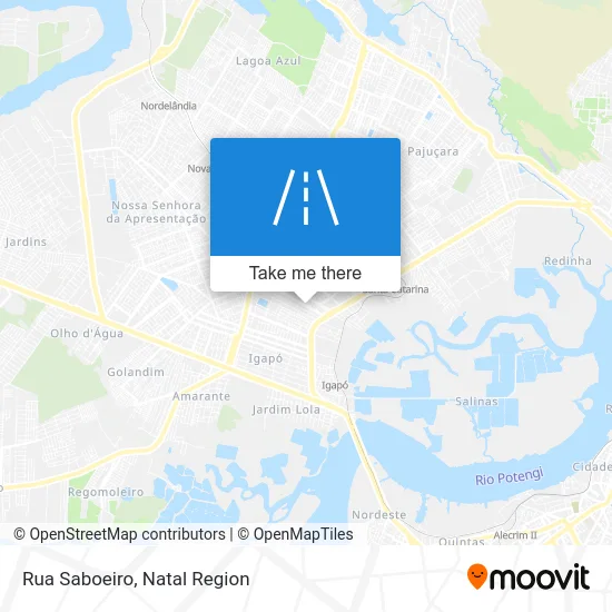 Rua Saboeiro map