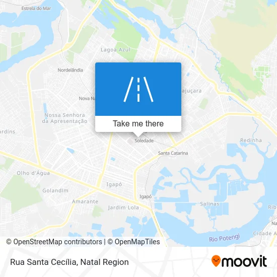Rua Santa Cecília map